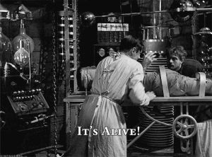 its alive,frankenstein,horror,classic,universal monsters,vintage,set,happy fathers day,fathers day,fathersday