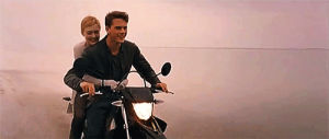 trip,motorcycle,movies,couple,now is good
