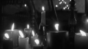 black and white,fire,candles,bw