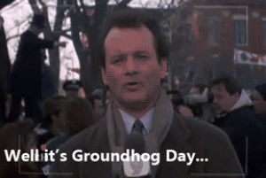 groundhog day,bill murray,announcing
