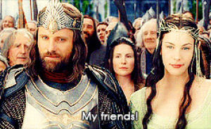 GIF the lord of the rings return of the king aragorn - animated GIF on ...