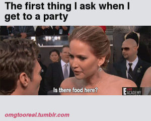 funny,party,food,jennifer lawrence,eating,hungry