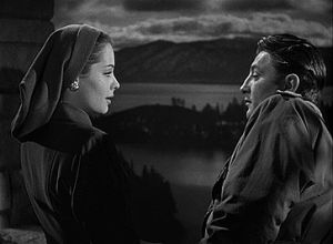 femme fatale,film,black and white,california,hollywood,cinematography,1940s,film noir,robert mitchum,out of the past,jacques tourneur,jane greer