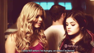 happy birthday,pretty little liars,pll,hungry,bored,blonde,kill,i,lucy hale,aria montgomery,b,im,abc family,only,sasha pieterse,or,pll cast,plledit,blond hair,personal video