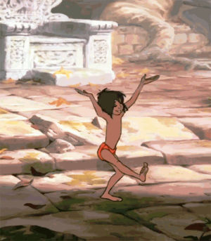 mowgli,jungle book,the jungle book,disney,dancing