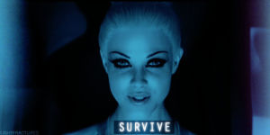 blue,serious,female,survive