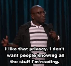 privacy,books,technology,reading,ipad,stand up,hannibal buress,oj simpson,stand up comedy,stand up s