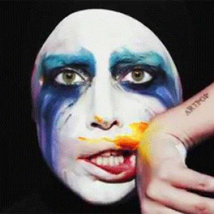 lady gaga,artpop,face paint