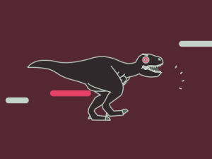 t rex,motion graphics,after effects,hyperspace,animation,2d animation,motion design,dribbble,shape layers