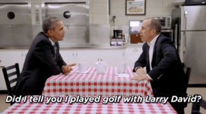 obama,barack obama,yahoo tv,jerry seinfeld,larry david,comedians in cars getting coffee