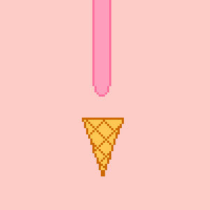 ice cream,pink