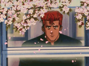 sad,90s,sadness,anime,cherry blossoms,school,sakura