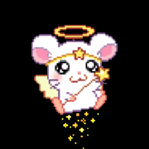 transparent,kawaii,mouse,angel,cute,magic,wink,blessed,spell,blssd