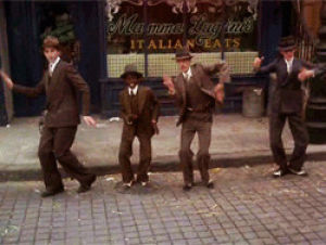 funny,film,dancing,vintage,classic,old,famous,malone,bad guys,bugsy