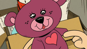 teddy,cartoon,broken,the loud house,animation,nickelodeon,toy,teddy bear,stuffed animal