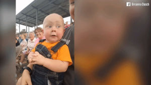 racing,cute baby,omg,baby,excited,yes,fan,nascar,yay,cheer,so pumped,so pumped right now,racing kid