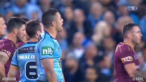 nrl,angry,anger,ah,origin,national rugby league,state of origin,nsw,jarryd hayne,uptheblues,nsw blues,hayne,new south wales,suncorp stadium,anz stadium rugby league,hayne plane,end twerking
