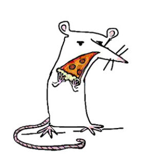 mouse,rat,art,animation,loop,pizza,cartoon,eating,drawing,digital art,brushes,kim gaul,lab rat,whisker