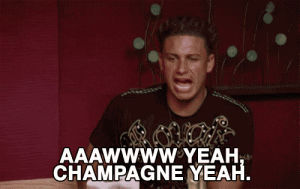 pauly d,text,typography,champagne,jersey shore,it moves