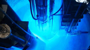 nuclear,radiation,cherenkov radiation,reactor,energy,loop,glow,power plant,blue light,annular core research reactor