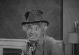 harpo marx,vintage,silly,top hat,the marx brothers