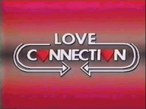 tv bumper,love connection,1980s,1988,summer vibes