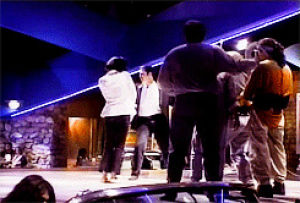pulp fiction,dancing,behind the scene
