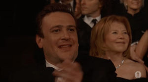 oscars,academy awards,clapping,applause,clap,jason segel,oscars 2012