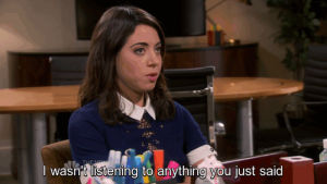 parks and recreation,parks and rec,aubrey plaza,april ludgate,two funerals,not listening