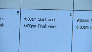 schedule,calendar,work,the hills,1x03,the hills 103