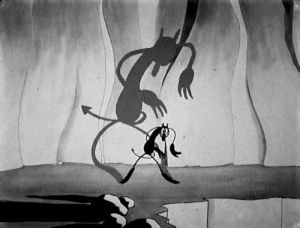 demon,hells bells,animation,film,black and white,disney,halloween,hell,1929,silly symphony