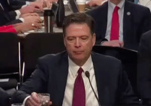 james comey,water,senate,sip,hearing,comey,comey hearing,comeyhearing