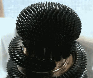 ferrofluid,science,metal,sculpture