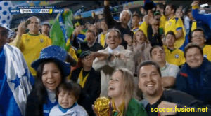 fans,funny,soccer,celebration,brazil,applause,ecuador,world cup,fusion,honduras,curitiba,soccergods,thisisfusion,worldcup2014,witty,irreverent,groupe,basebuildinggames,timebomb