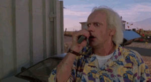 shocked,back to the future,doc brown,stunned