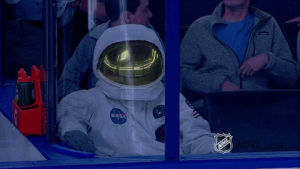 astronaut,hockey,nhl,ice hockey,simpsons