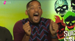 omg,yeah,fangirling,clap,exciting,will smith,wow,crazy,excited,nice,1live