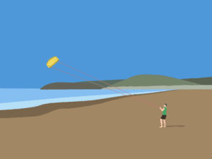 illustration,kite,beach,animation,artists on tumblr,design,sea