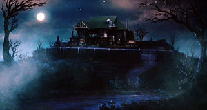 haunted house,polymorph,1988,scenery,night of the demons