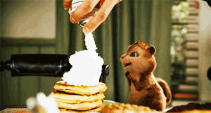 alvin and the chipmunks,breakfast,chipmunk,theodore,alvin and the chipmuks,movies,talking,pancakes,whip cream