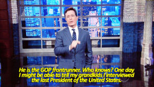 television,donald trump,stephen colbert,popular,late show,the late show