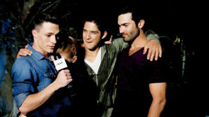 teen wolf,tyler posey,aww,holland roden,tyler hoechlin,colton hayes,holland was so happy