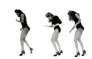 single ladies,dance,black and white