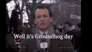 bill murray groundhog day alarm clock