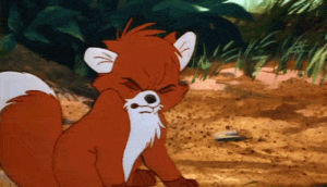 disgusted,yuck,eww,disney,the fox and the hound,nsfw,gross,ew,not safe for work,tod