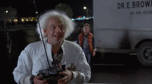 doc brown,bttf,back to the future,embarrassing,christopher lloyd,robert zemeckis