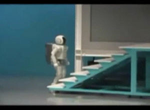 robot,stairs,flight,walks