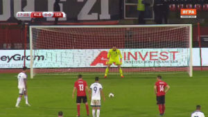 albania,eran,soccer,goal,israel,penalty
