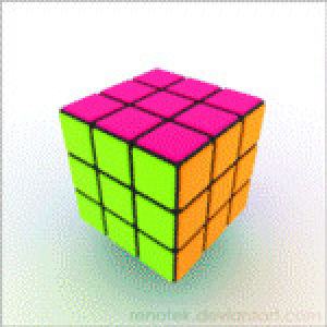 animation,rubix cube,deviantart,cube,looping,rubik