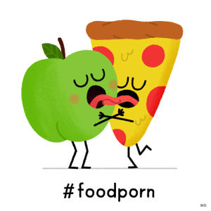 food,kiss,apple,snack,pizza,lunch,love,party,make out